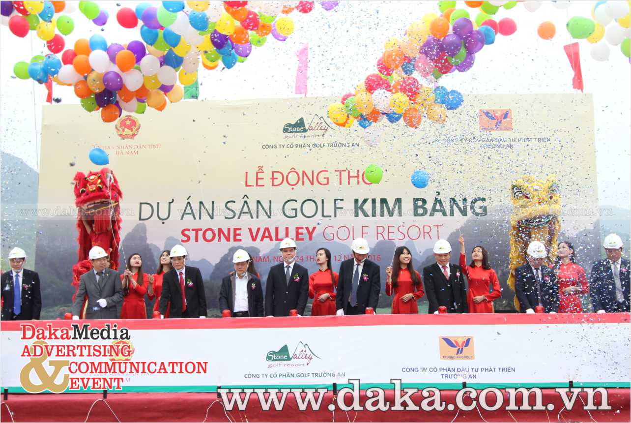 Động thổ xây dựng Dự án sân golf Kim Bảng Stone Valley